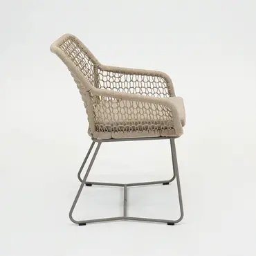 Emilia eetstoel bruin zij, Vita tuinmeubelen, Tuincentrumoutlet.com