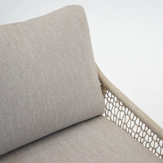 Emilia lounge stoel bruin detail, Vita tuinmeubelen, Tuincentrumoutlet.com