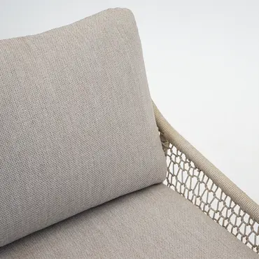 Emilia lounge stoel bruin detail, Vita tuinmeubelen, Tuincentrumoutlet.com