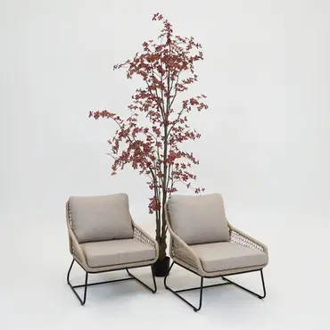 Emilia lounge stoel bruin sfeer, Vita tuinmeubelen, Tuincentrumoutlet.com