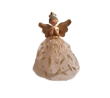 ENGEL MET LED 22X36CM GOUD, Koopman, Tuincentrumoutlet.com