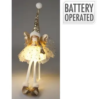 ENGELMEISJE M LED 60CM GOUD