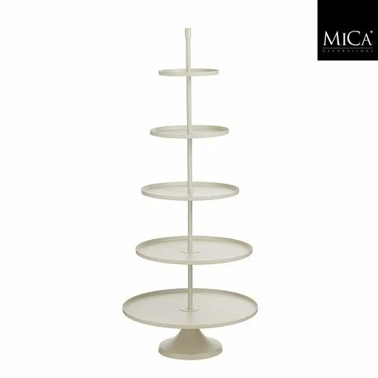 Etagere d70h167cm zwart, Mica Decorations, tuincentrumoutlet.com
