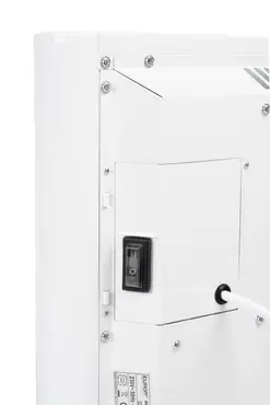 Eurom Alutherm 1500 wifi detail aan-uitknop, Euromac, tuincentrumoutlet