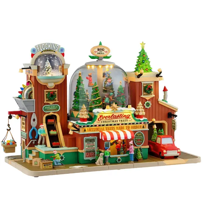 Everlasting christmas trees with 4.5v a