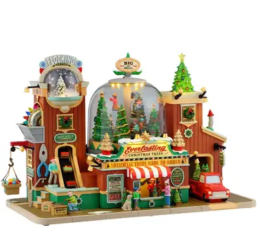 Everlasting christmas trees with 4.5v a