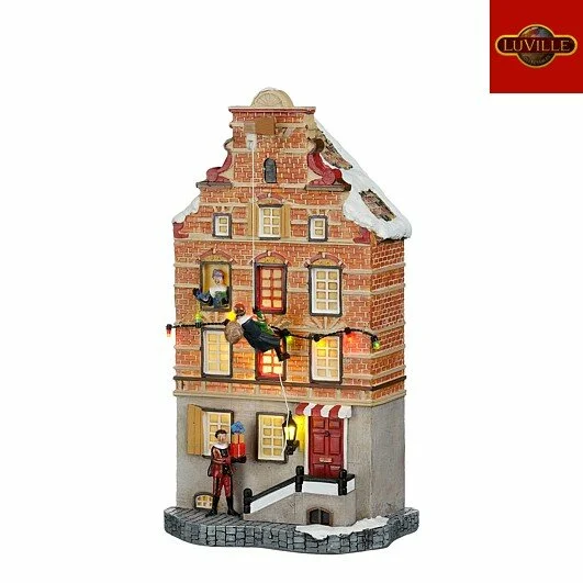 Facade sinterklaas piet l16.5b11h30.5cm bo, Luville Efteling, tuincentrumoutlet.com