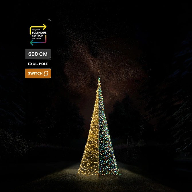 Fairybell premium luminous switch 600cm 2048led sfeer, Fairybell, tuincentrumoutlet.com