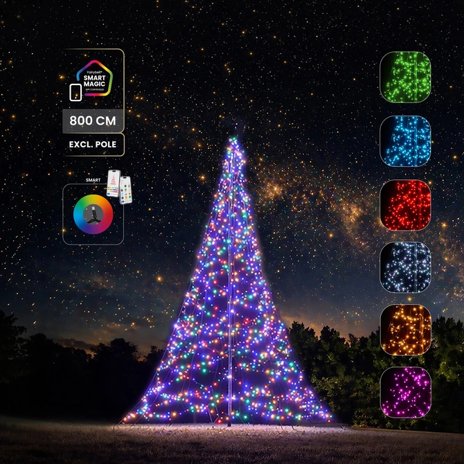 Fairybell Pro smart magic 800cm 1536led rgbw sfeer, Fairybell, tuincentrumoutlet.com