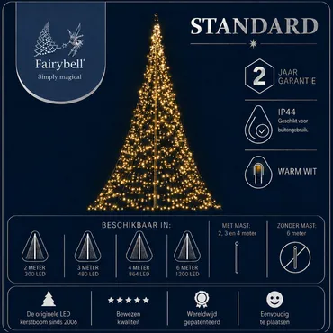 Fairybell standaard 400cm 864led ww informatie, Fairybell, tuincentrumoutlet.com