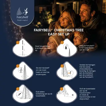 Fairybell standaard 400cm 864led ww instructie, Fairybell, tuincentrumoutlet.com