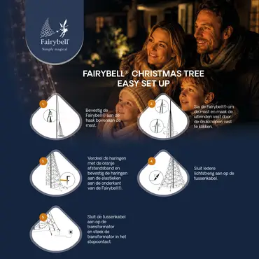 Fairybell standaard 600cm 1200led ww instructie, Fairybell, tuincentrumoutlet.com