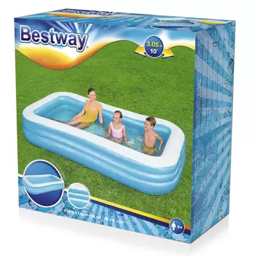 Familiebad rechthoek deluxe 305 verpakking, Bestway, tuincentrumoutlet