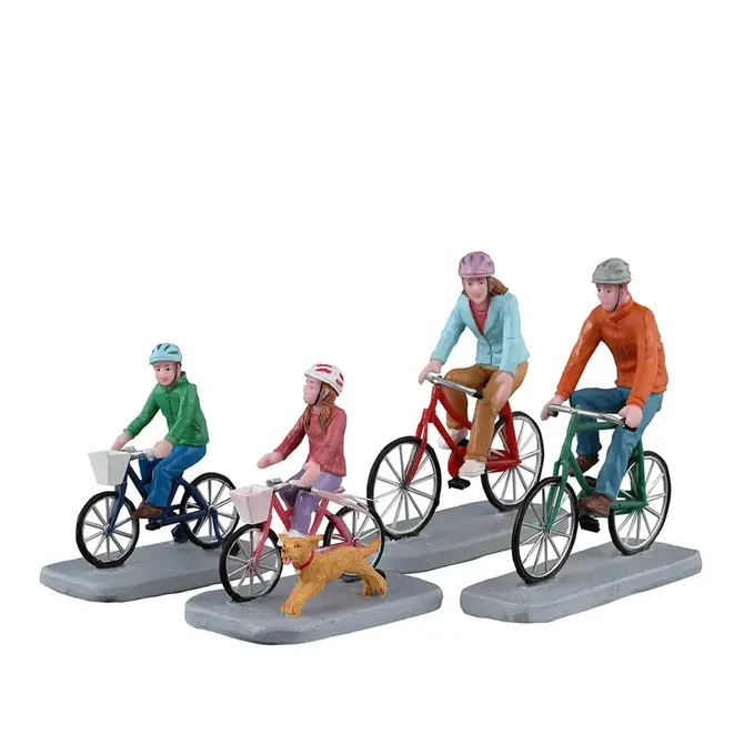 Family bike ride s4, Lemax Europe, tuincentrumoutlet