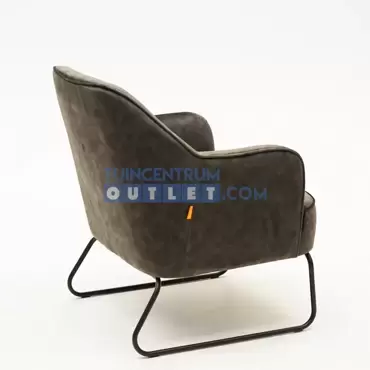 Fauteuil anna zwart velvet www.tuincentrumoutlet.com