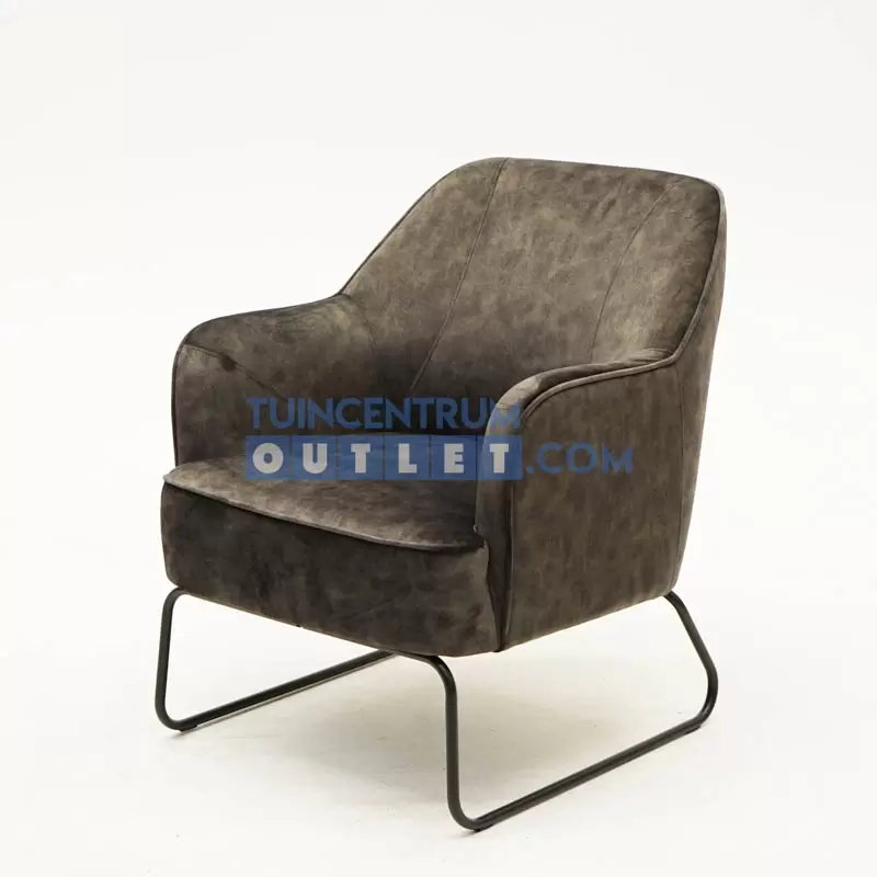Fauteuil anna zwart velvet - Tuincentrum Outlet