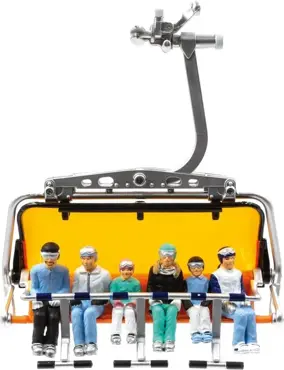 Figuren zittend 1.32 6st - afbeelding 2