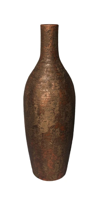 Fles kyoto d20h60cm koper, hs potterie, tuincentrumoutlet