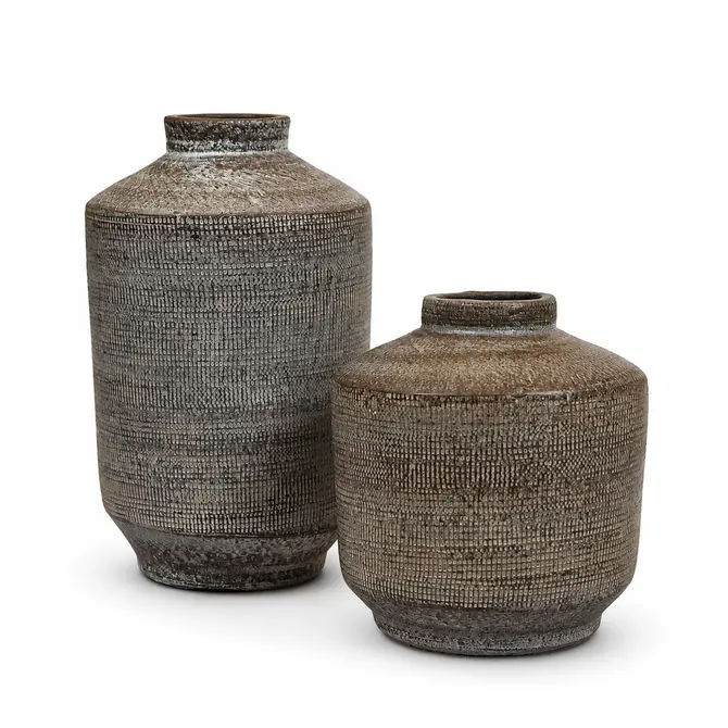 Fles tokio d19h30cm bruin sfeer, HS Potterie, tuincentrumoutlet.com