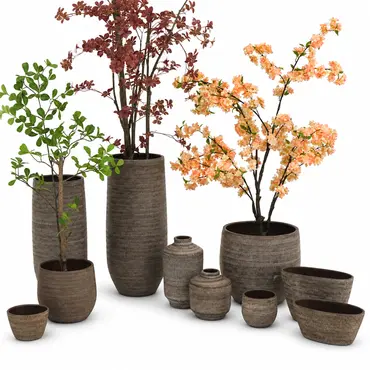 Fles tokio d19h30cm bruin sfeer, HS Potterie, tuincentrumoutlet.com