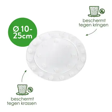 floorprotector rond 10cm transparant USP'S, Elho, tuincentrumoutlet