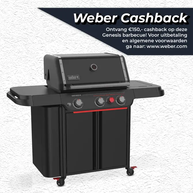 Gasbarbecue genesis e-330wr stealth met draaispit - afbeelding 1