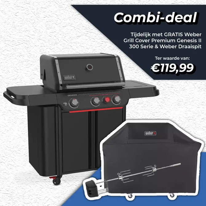 Gasbarbecue genesis e-330wr stealth met draaispit - afbeelding 1