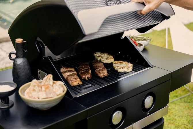 Gasbarbecue leonardo 2-branders sfeer gerechten, Boretti, tuincentrumoutlet