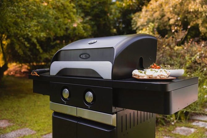 Gasbarbecue leonardo 2-branders sfeer tuin, Boretti, tuincentrumoutlet