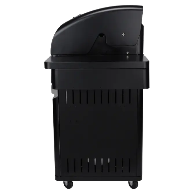 Gasbarbecue leonardo 2-branders zij-aanzicht, Boretti, tuincentrumoutlet