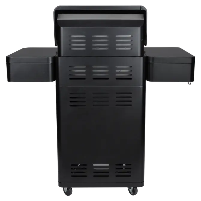 Gasbarbecue leonardo 2-branders achteraanzicht, Boretti, tuincentrumoutlet