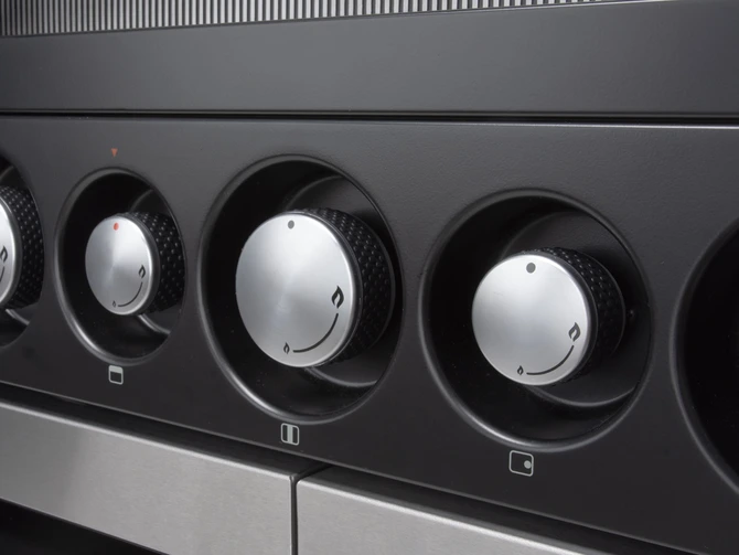 Gasbarbecue leonardo 3-branders detail knoppen, Boretti, tuincentrumoutlet