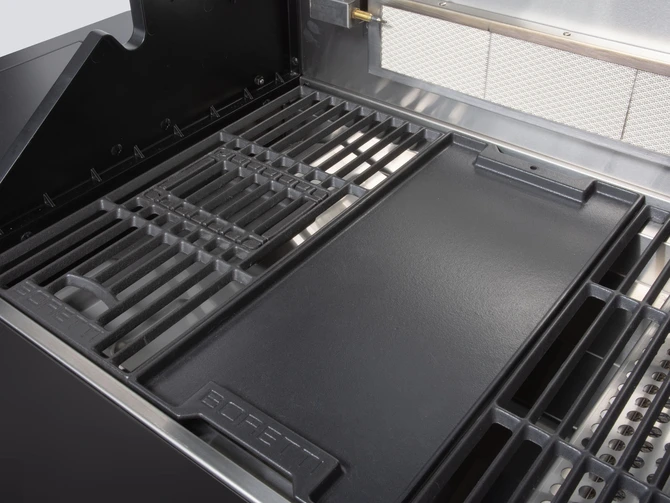 Gasbarbecue leonardo 3-branders detail rooster, Boretti, tuincentrumoutlet