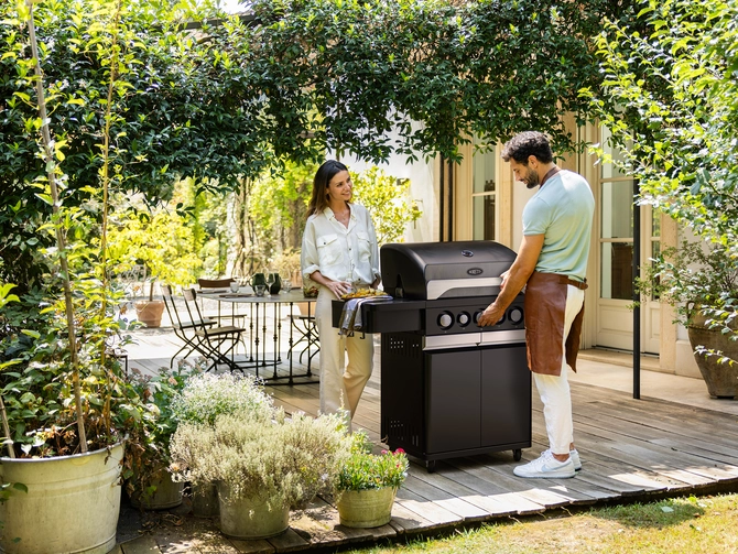 Gasbarbecue leonardo 3-branders sfeerbeelden, Boretti, tuincentrumoutlet