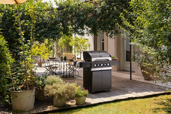 Gasbarbecue leonardo 3-branders sfeerbeeld, Boretti, tuincentrumoutlet