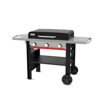 Gasbarbecue plancha pgd 71cm zwart