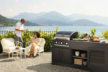 Gasbarbecue top leonardo 3-branders sfeer, Boretti, tuincentrumoutlet.com
