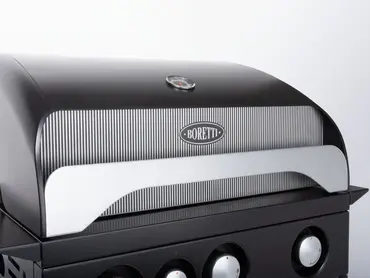 Gasbarbecue top leonardo 3-branders detail, Boretti, tuincentrumoutlet.com
