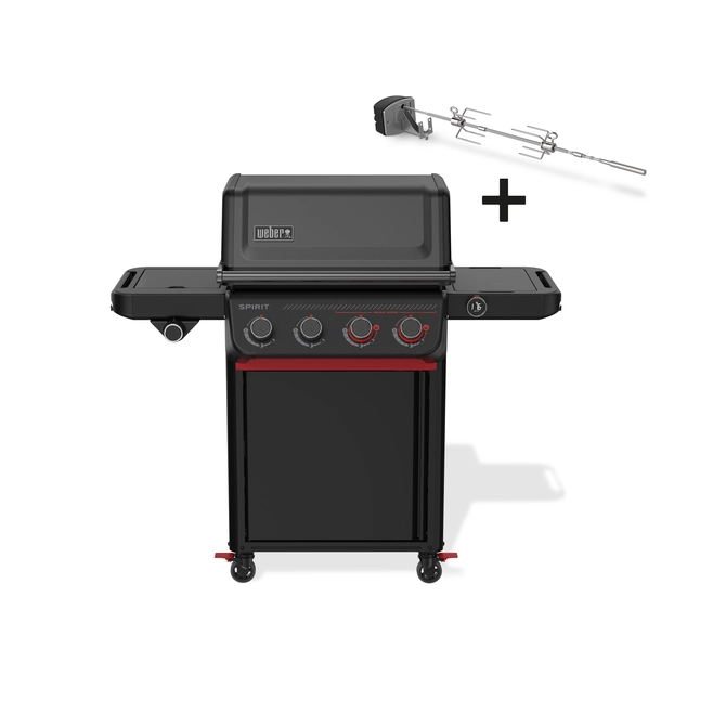 Gasbarbecue Weber spirit epx-435r stealth met draaispit, Weber, tuincentrumoutlet.com