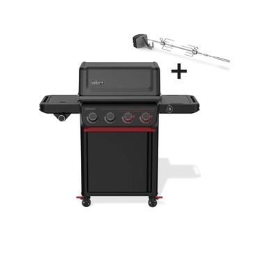 Gasbarbecue Weber spirit epx-435r stealth met draaispit, Weber, tuincentrumoutlet.com