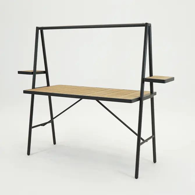 Genua Bartafel antraciet 221x80.5x181cm, Sens-line, Tuincentrumoutlet.com