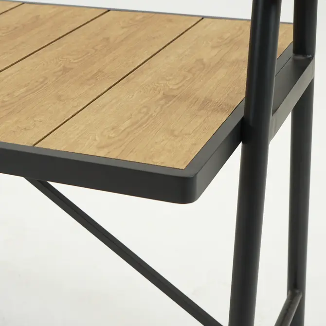 Genua Bartafel antraciet 221x80.5x181cm detail, Sens-line, Tuincentrumoutlet.com