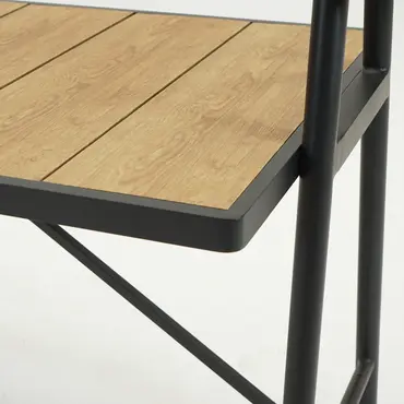 Genua Bartafel antraciet 221x80.5x181cm detail, Sens-line, Tuincentrumoutlet.com