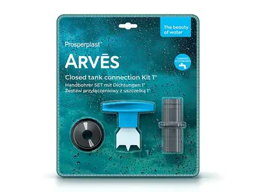 Gesloten ton aansluitset RCANS1 Arves - licht grijs, Vita, tuincentrumoutlet.com