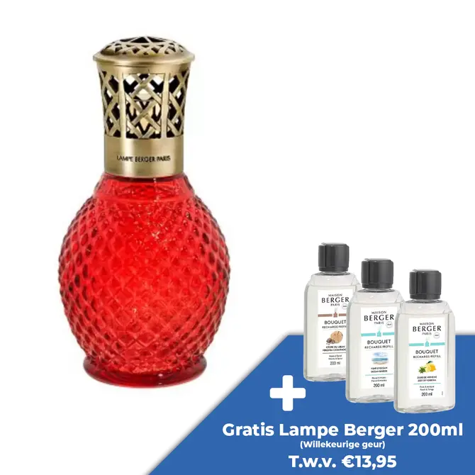 Geurbrander Originelle Rouge Brander Lampe Berger Maison Paris - afbeelding 1