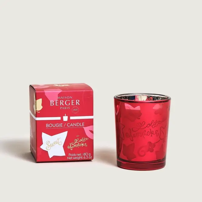 Geurkaars Lolita Lempicka 180g Rouge (Sweet), lampe berger, tuincentrumoutlet.com