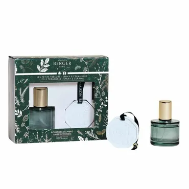 Giftset Magical Roomspray 50ml + Parfumhanger / Amber Powder (*). lampe berger, tuincentrumoutlet.com