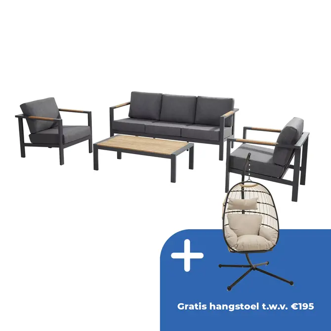Ginger Loungeset met Salontafel - afbeelding 1