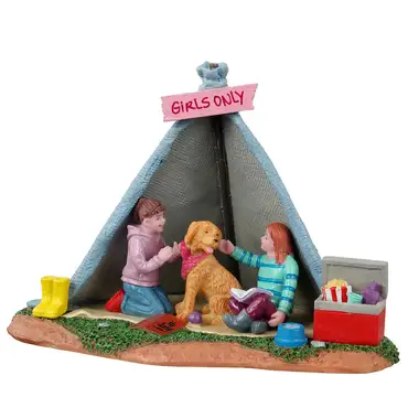 Girls Backyard Camping, Lemax, Tuincentrum Outlet