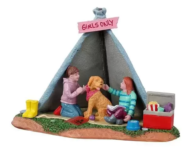 Girls backyard camping, Lemax, tuincentrumoutlet